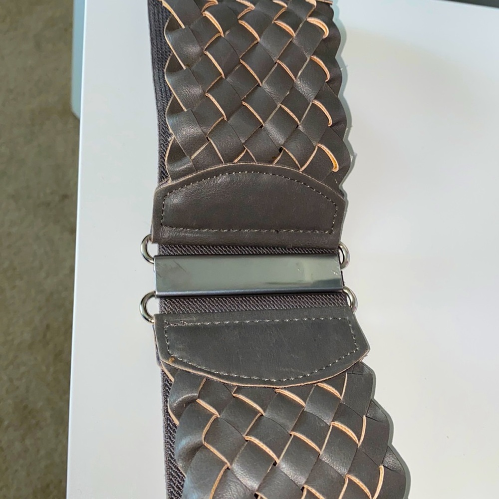 Grey woven belt